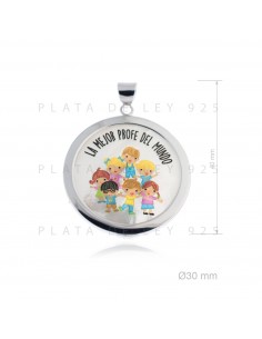 COLGANTE PLATA NACAR