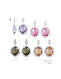 P.DE PENDIENTES PLATA ZIRC.