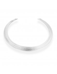 COLLAR LUXENTER METAL PLATEADO