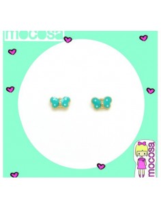 PENDIENTES MOCOSA MARIPOSA 18K