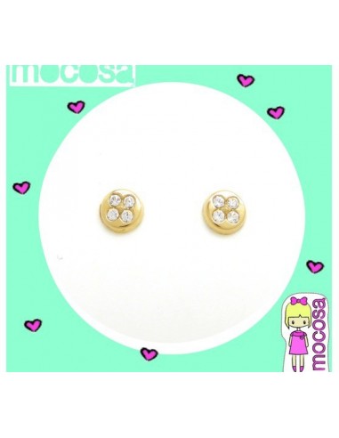 PENDIENTES MOCOSA RED.MULTIPIED.18K