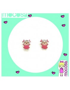 PENDIENTES MOCOSA MUÑECA 18K
