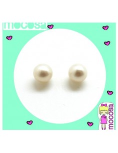 PENDIENTES MOCOSA PERLA 18K