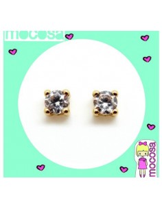 PENDIENTES MOCOSA 4G ZIRC.18K