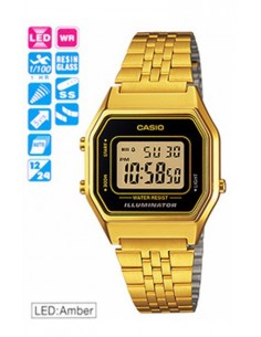 RELOJ CASIO DIGITAL DORADO