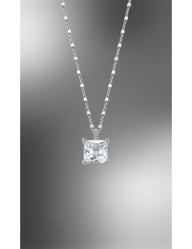 LOTUS SILVER COLLAR MUJER CUAD.ABIERTO