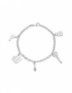 PULSERA PELUQUERA PLATA