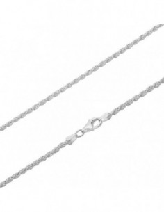 CADENA CORDON 40CMS.PLATA