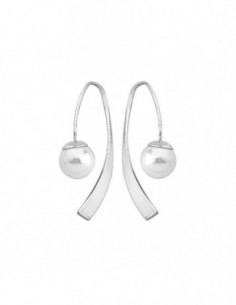 PENDIENTES MAJORICA PLATA