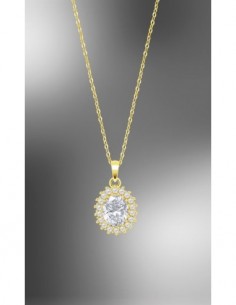 LOTUS PLATA COLLAR MUJER CHAPP