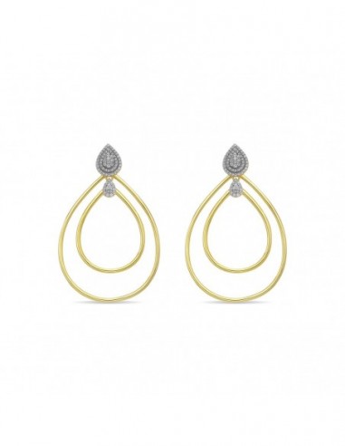 PENDIENTES LUXENTER PLATA HYKA