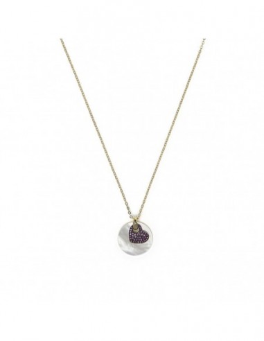 COLLAR LUXENTER PLATA HEART