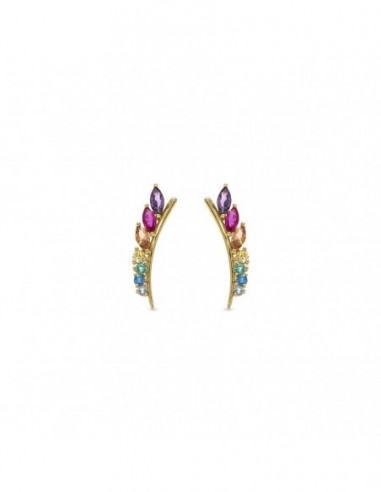 PENDIENTES LUXENTER PLATA NIKON