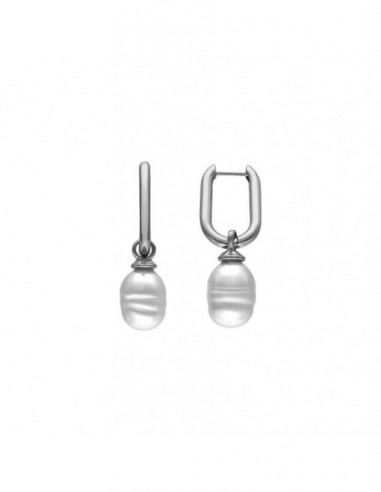 P.DE PENDIENTES MAJORICA ACERO