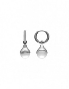 PENDIENTES MAJORICA PLATA