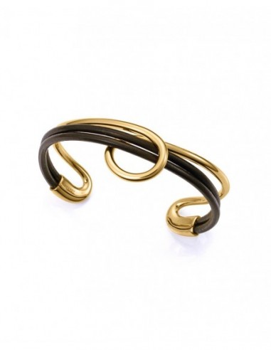 PULSERA VICEROY MUJER PIEL Y ACE.DORAD.