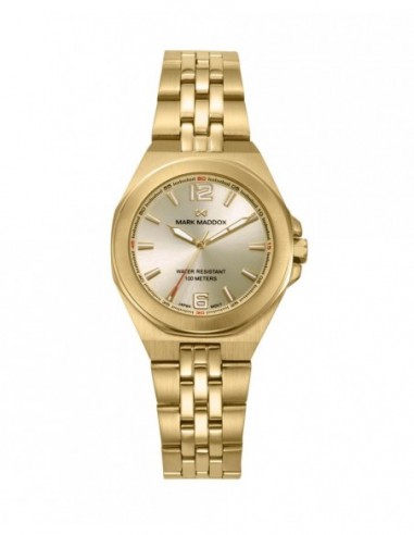 RELOJ MARK MADDOX MUJER ACE.DORAD.