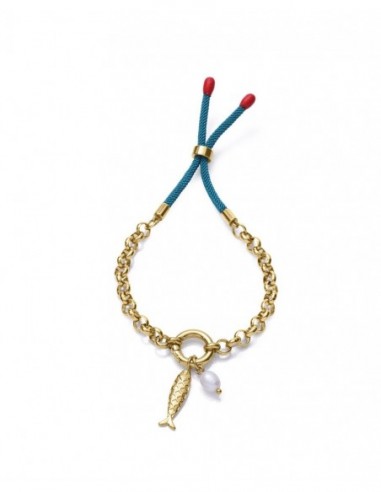 PULSERA VICEROY DORAD.PERLA NAT.FASHION