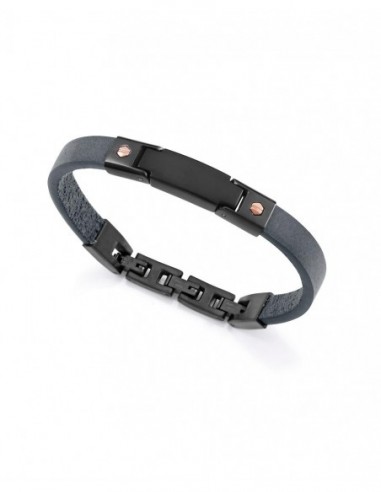 PULSERA VICEROY HOMBRE ACE.NEG.ORO 9K...