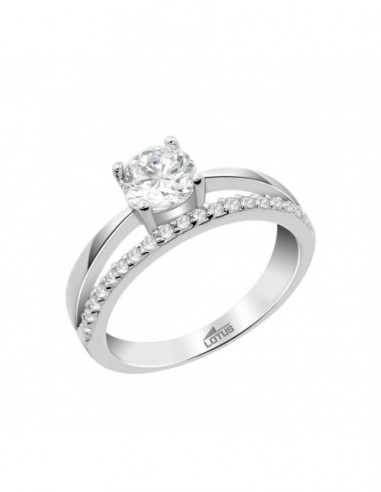 LOTUS SILVER SOLITARIO DOBLE MUJER